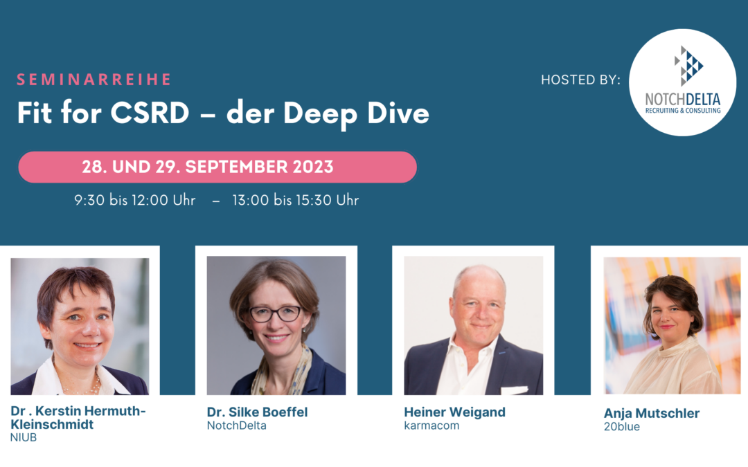 Online Seminar – CSRD Deep Dive